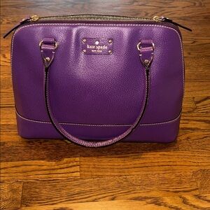 Vintage Kate Spade Vibrant Purple Satchel
